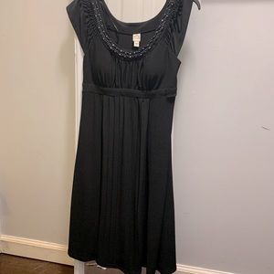 Size 8 Sangria black dress with accents